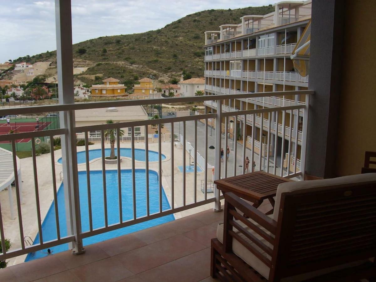 2 Dorm.A/A.Vista Mar.Wifi.Gym.Sauna.Terraza.Parking. Ел Кампело Екстериор снимка