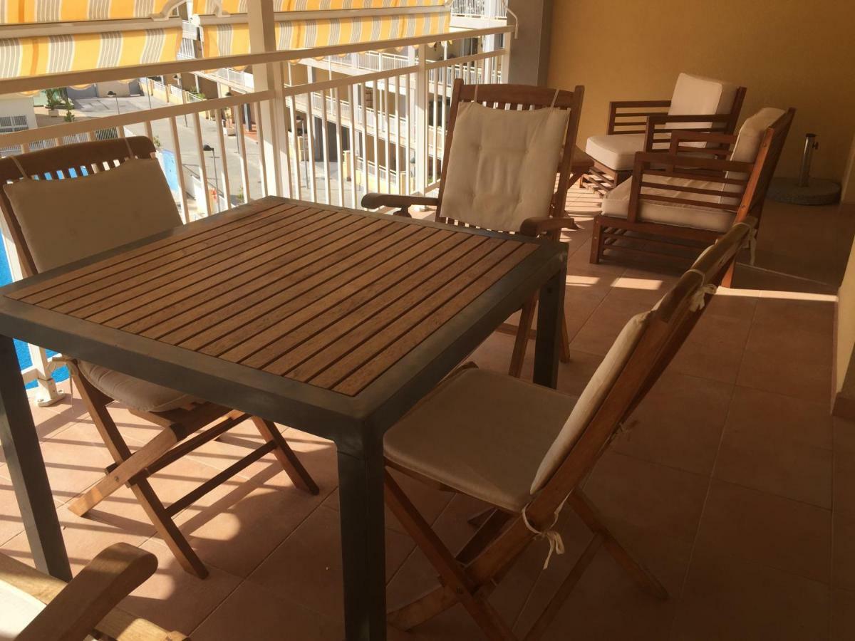 2 Dorm.A/A.Vista Mar.Wifi.Gym.Sauna.Terraza.Parking. Ел Кампело Екстериор снимка